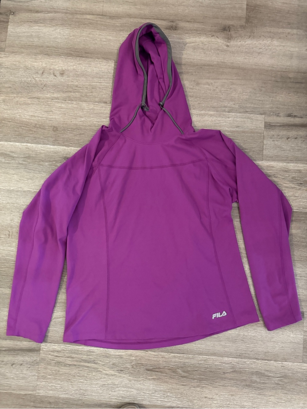 FILA Women's Purple Hooded pullover